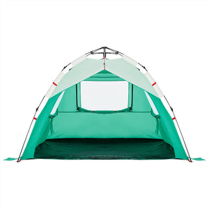 Σκηνή Παραλίας 3 Ατόμων Αδιάβροχη Ταχείας Απελ. Γαλαζοπράσινο