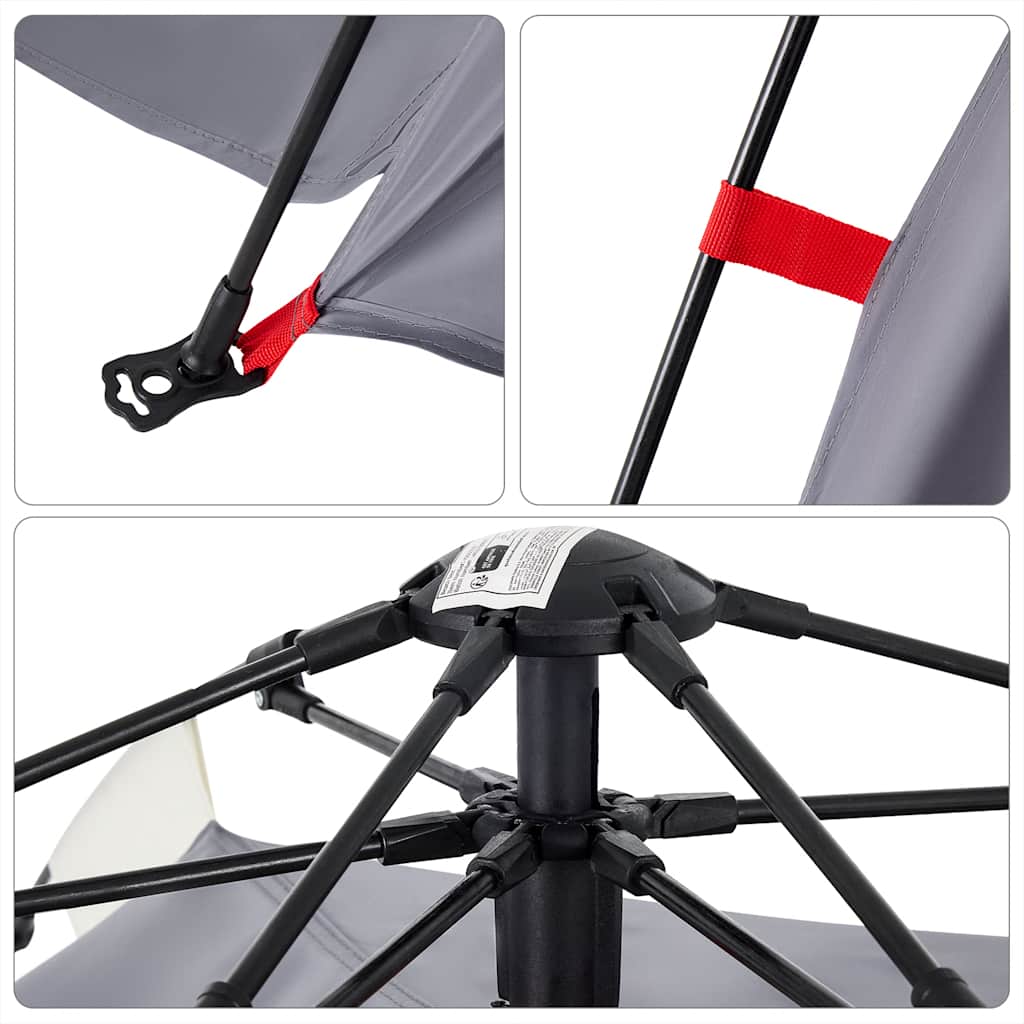 Σκηνή Παραλίας 3 Ατόμων Αδιάβροχη Ταχείας Απελ. Γκρι