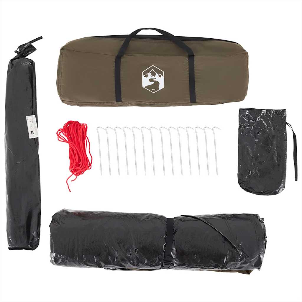 Σκηνή Ψαρέματος 4 Ατόμων Αδιάβροχη Πράσινη Λαδί