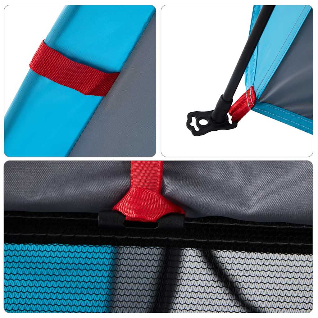 Σκηνή Κάμπινγκ με Καμπίνα 4 Ατόμων Ταχείας Απελ. Μπλε