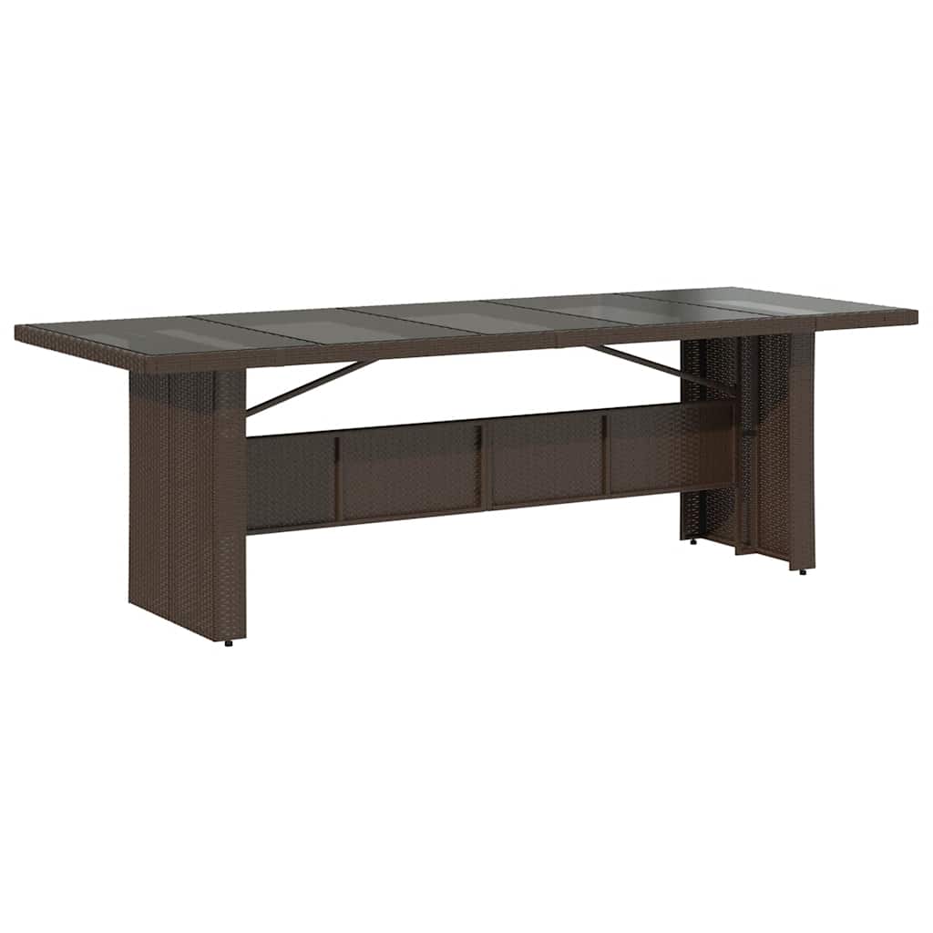 Σετ Επίπλων Μπιστρό Κήπου 11 τεμ. Καφέ Συνθ. Ρατάν με Μαξιλάρια