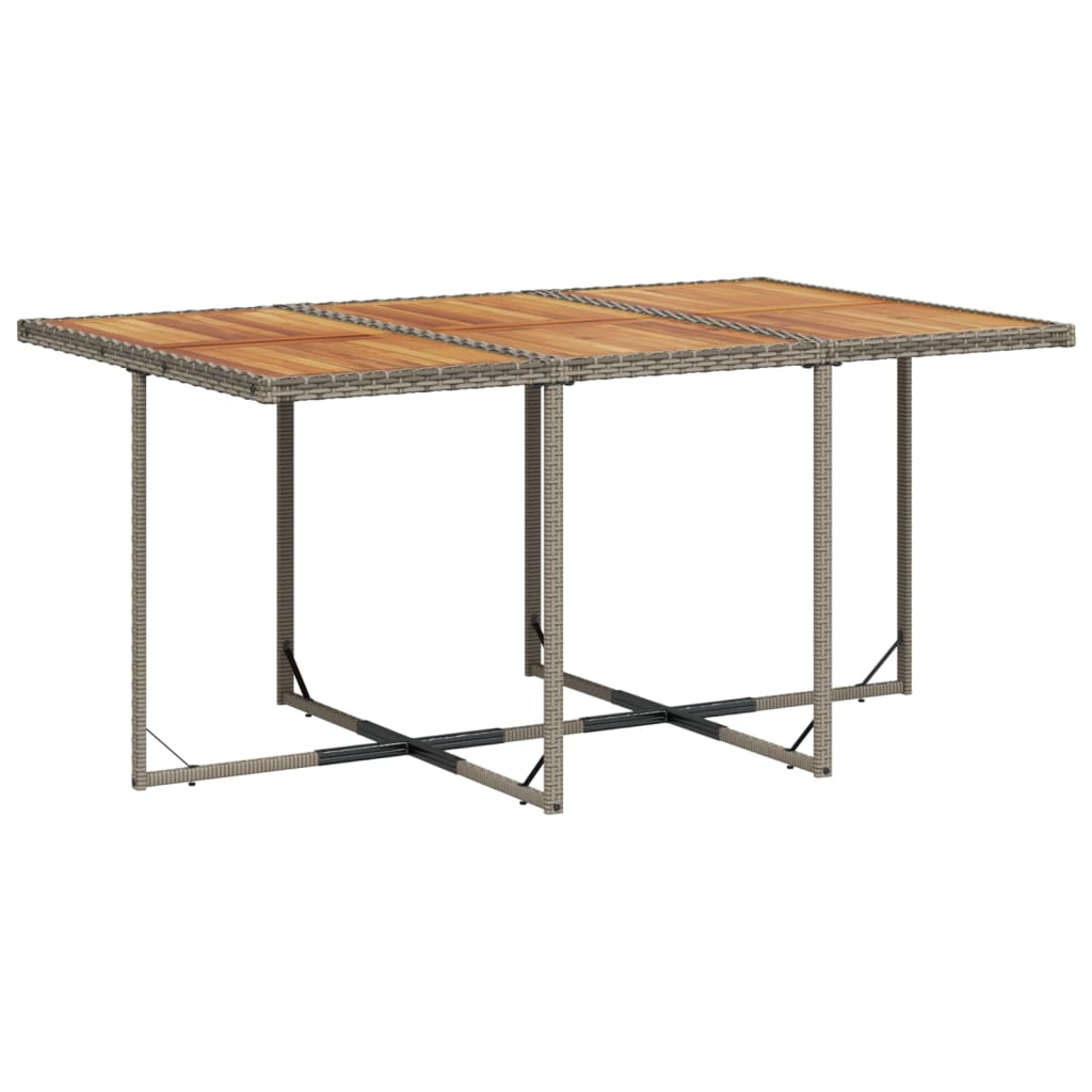 Σετ Τραπεζαρίας Κήπου 11 Τεμαχίων Γκρι Συνθ. Ρατάν με Μαξιλάρια