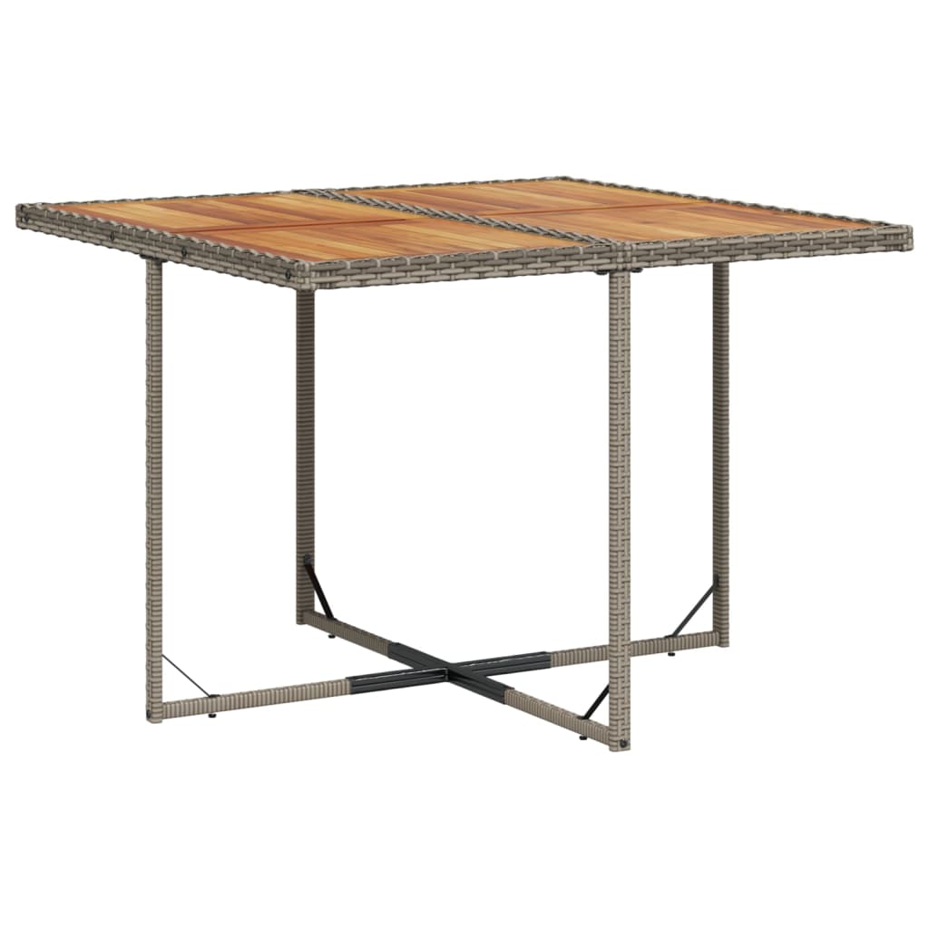 Σετ Τραπεζαρίας Κήπου 5 τεμ. Γκρι Συνθ. Ρατάν με Μαξιλάρια