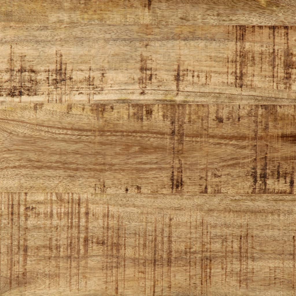 Τραπεζαρία 120 x 55 x 76 εκ. από Μασίφ Ακατέργαστο Ξύλο Μάνγκο - Pakobazaar