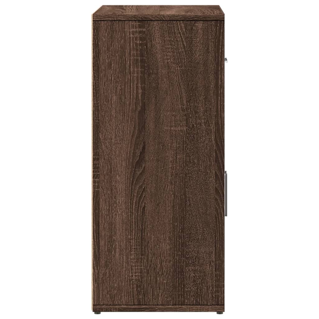 Βοηθητικά Ντουλάπια 2 τεμ. Καφέ Δρυς 60x31x70εκ. Επεξεργ. Ξύλο