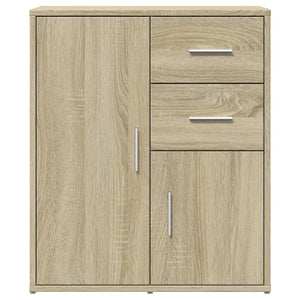 Βοηθητικά Ντουλάπια 2 τεμ. Sonoma Δρυς 60x31x70 εκ. Επεξ. Ξύλο - Pakobazaar