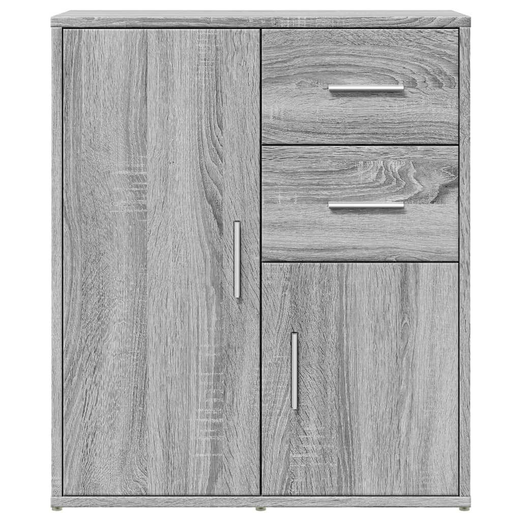 Βοηθητικά Ντουλάπια 2 τεμ. Γκρι Sonoma 60x31x70 εκ. Επεξ. Ξύλο - Pakobazaar