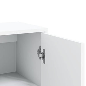 Βοηθητικά Ντουλάπια 2 τεμ. Λευκό 60x31x84 εκ. Επεξεργ. Ξύλο