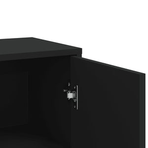 Βοηθητικά Ντουλάπια 3 τεμ. Μαύρη 60 x 31 x 84 εκ. Επεξεργ. Ξύλο