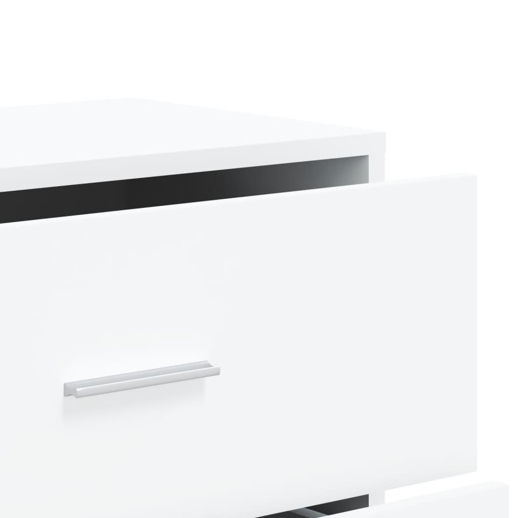 Βοηθητικά Ντουλάπια 2 τεμ. Λευκό 60x31x84 εκ. Επεξεργ. Ξύλο