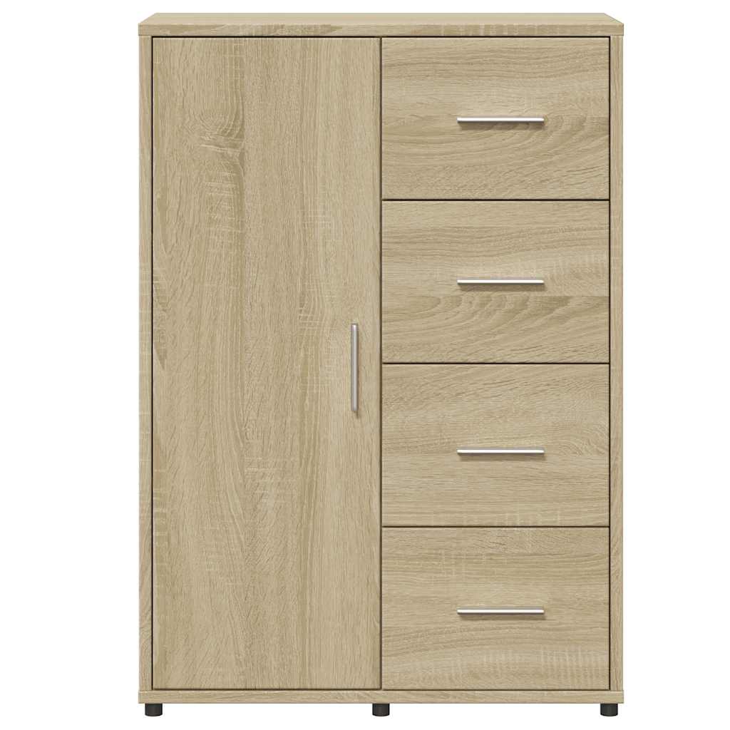 Βοηθητικά Ντουλάπια 2 τεμ. Sonoma Δρυς 60x31x84 εκ. Επεξ. Ξύλο - Pakobazaar