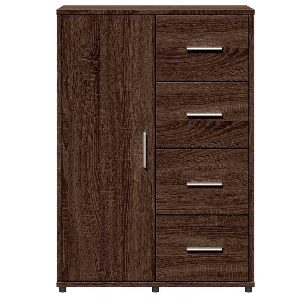 Βοηθητικά Ντουλάπια 2 τεμ. Καφέ Δρυς 60x31x84 εκ. Επεξ. Ξύλο - Pakobazaar