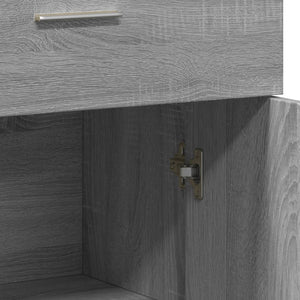 Βοηθητικά Ντουλάπια 2 τεμ. Γκρι Sonoma 60x30x84 εκ. Επεξ. Ξύλο