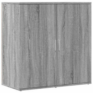 Ντουλάπια 2Τεμ. Γκρι Sonoma 79x38x80 εκ. από Επεξεργασμένο Ξύλο