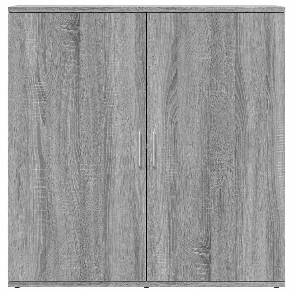 Ντουλάπια 2Τεμ. Γκρι Sonoma 79x38x80 εκ. από Επεξεργασμένο Ξύλο