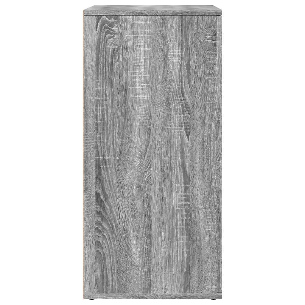 Ντουλάπια 2Τεμ. Γκρι Sonoma 79x38x80 εκ. από Επεξεργασμένο Ξύλο