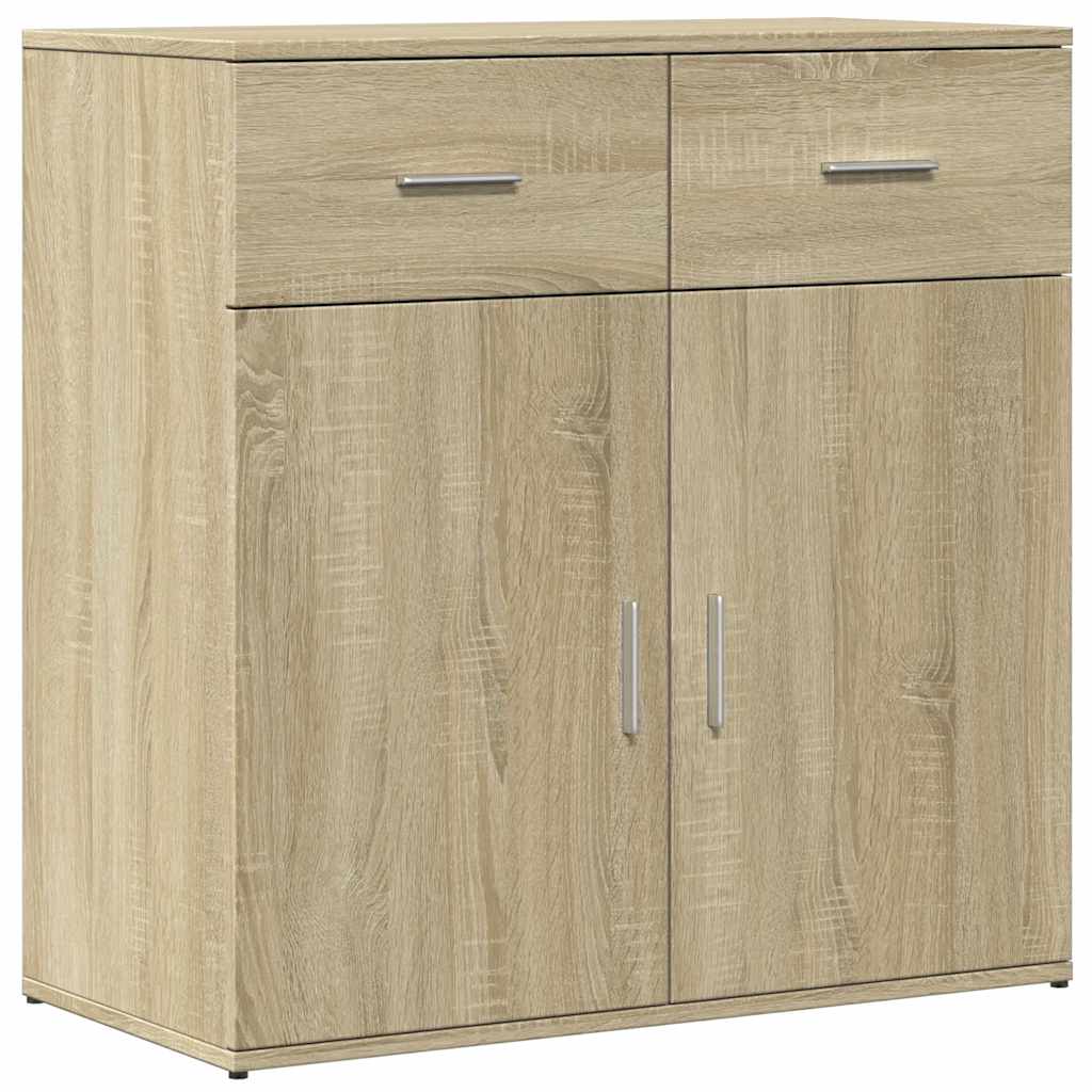 Βοηθητικά Ντουλάπια 2 Τεμ. Sonoma Δρυς 79x38x80εκ. Επεξ. Ξύλο