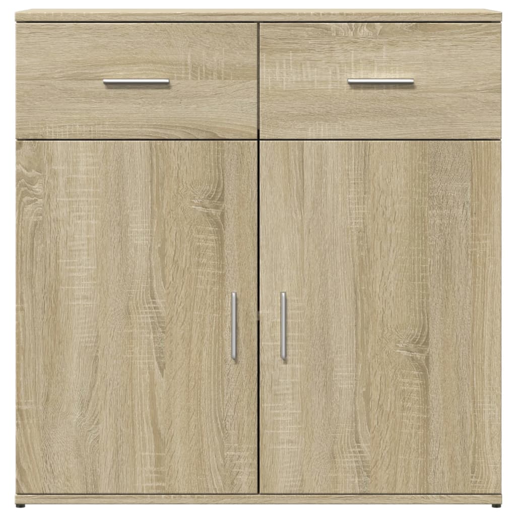 Βοηθητικά Ντουλάπια 2 Τεμ. Sonoma Δρυς 79x38x80εκ. Επεξ. Ξύλο