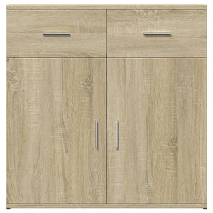 Βοηθητικά Ντουλάπια 2 Τεμ. Sonoma Δρυς 79x38x80εκ. Επεξ. Ξύλο