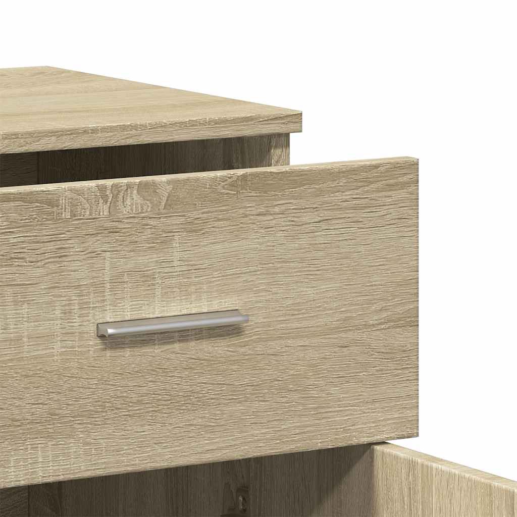 Βοηθητικά Ντουλάπια 2 Τεμ. Sonoma Δρυς 79x38x80εκ. Επεξ. Ξύλο