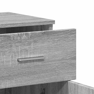 Βοηθητικά Ντουλάπια 2 Τεμ. Γκρι Sonoma 79x38x80 εκ. Επεξ. Ξύλο