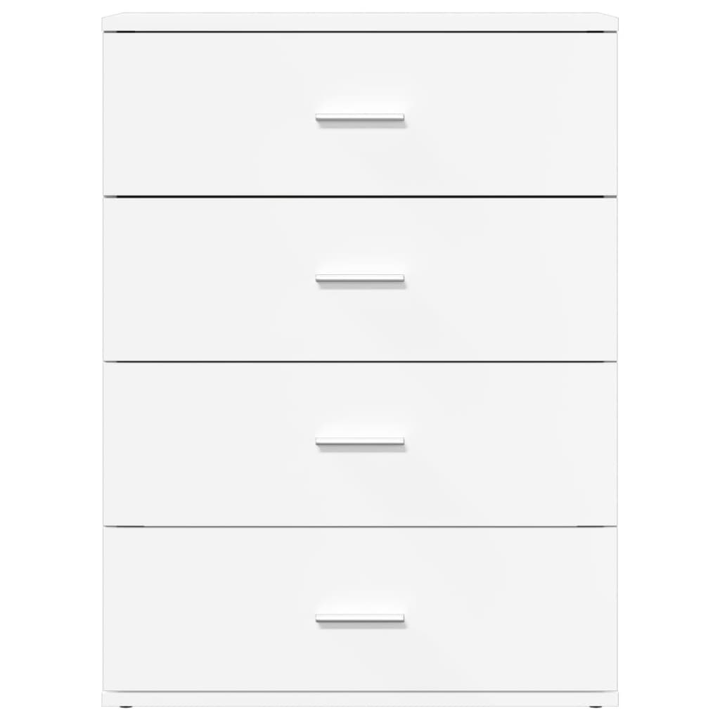 Βοηθητικά Ντουλάπια 2 τεμ. Λευκή 60 x 39 x 80 εκ. Επεξεργ. Ξύλο