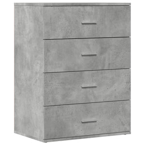 Βοηθητικά Ντουλάπια 2τεμ. Γκρι Σκυρ. 60x39x80εκ. Επεξεργ. Ξύλο