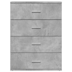 Βοηθητικά Ντουλάπια 2τεμ. Γκρι Σκυρ. 60x39x80εκ. Επεξεργ. Ξύλο
