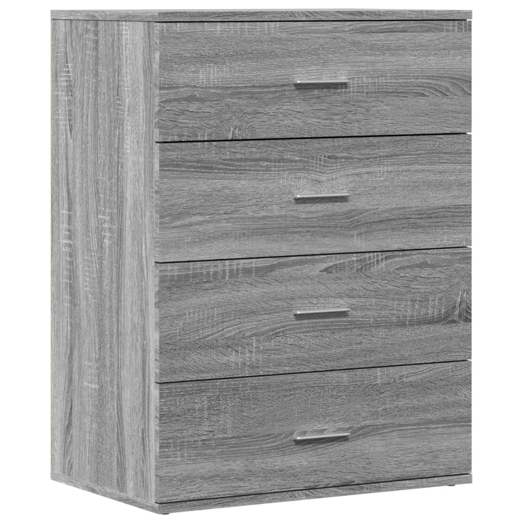 Βοηθητικά Ντουλάπια 2τεμ. Γκρι Sonoma 60x39x80εκ. Επεξεργ. Ξύλο