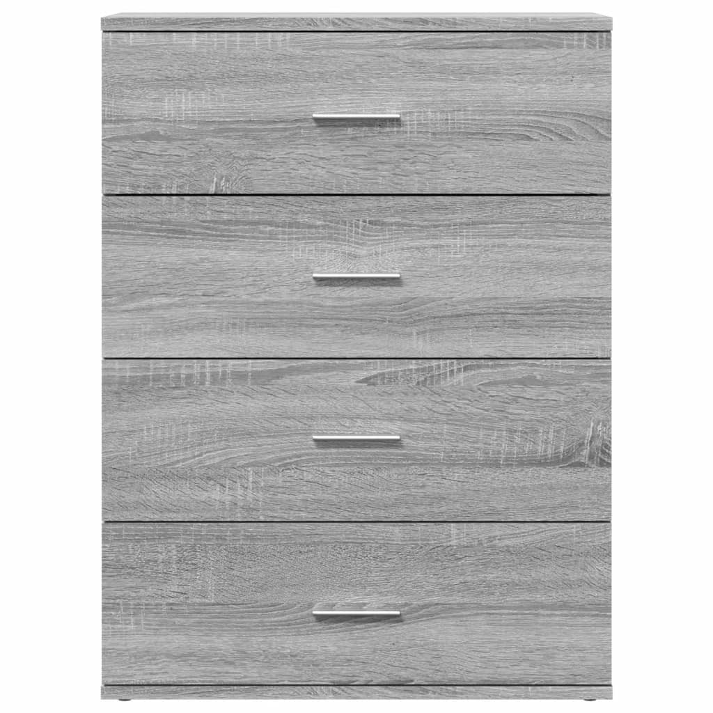 Βοηθητικά Ντουλάπια 2τεμ. Γκρι Sonoma 60x39x80εκ. Επεξεργ. Ξύλο