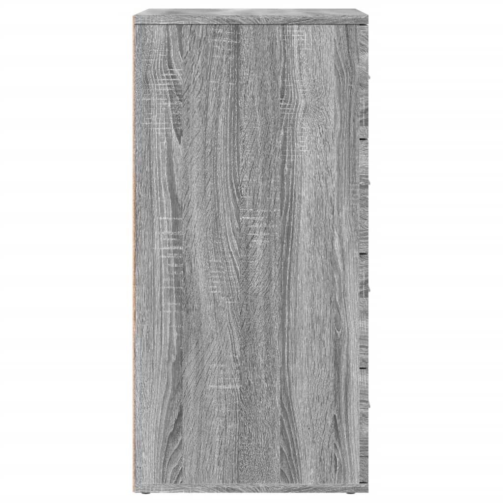 Βοηθητικά Ντουλάπια 2τεμ. Γκρι Sonoma 60x39x80εκ. Επεξεργ. Ξύλο