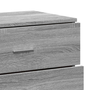Βοηθητικά Ντουλάπια 2τεμ. Γκρι Sonoma 60x39x80εκ. Επεξεργ. Ξύλο