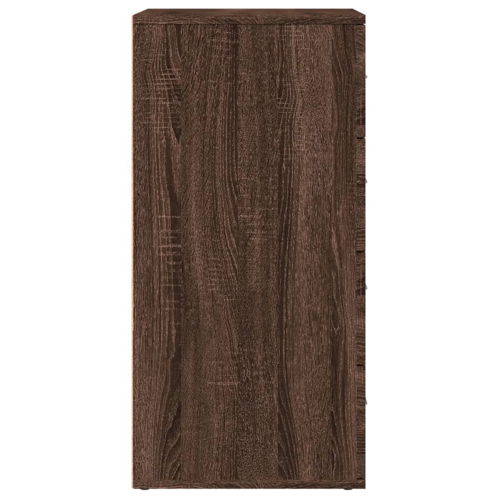 Βοηθητικά Ντουλάπια 2τεμ. Καφέ Δρυς 60x39x80εκ. Επεξεργ. Ξύλο