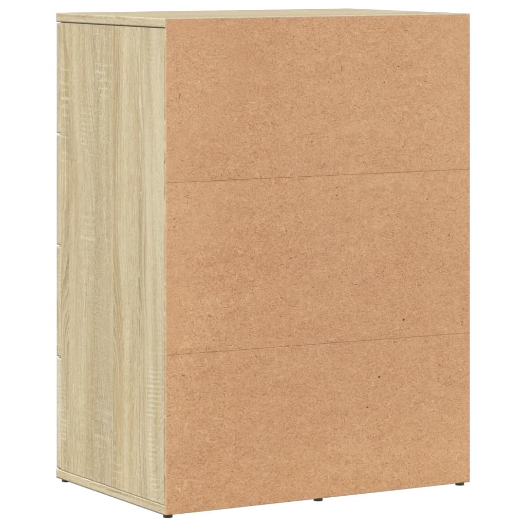 Βοηθητικό Ντουλάπι 2τεμ. Sonoma Δρυς 59x39x80 εκ. Επεξεργ. Ξύλο