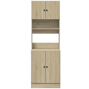 Στήλη Κουζίνας Sonoma Δρυς 60x50x180 εκ. από Επεξεργασμένο Ξύλο