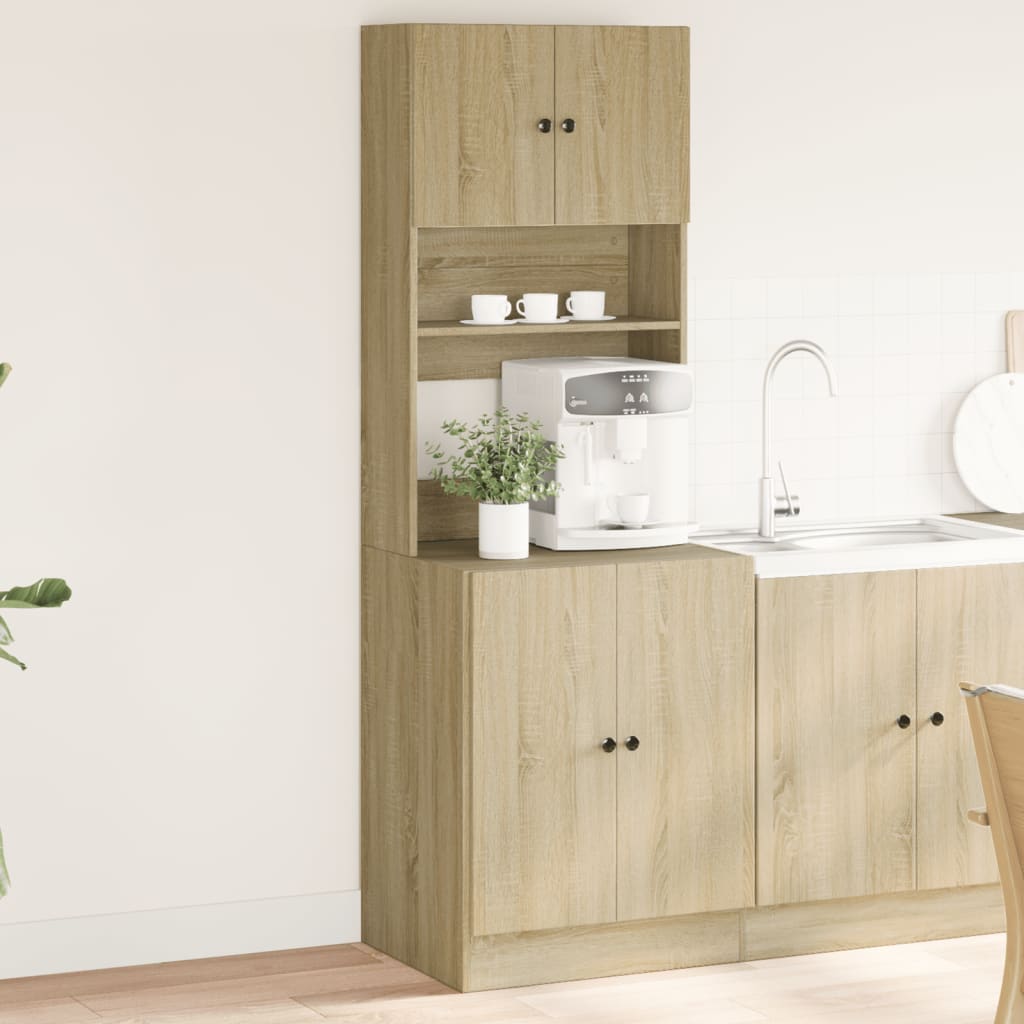 Στήλη Κουζίνας Sonoma Δρυς 60x50x180 εκ. από Επεξεργασμένο Ξύλο