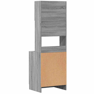 Ντουλάπι Κουζίνας Γκρι sonoma 60x50x180 εκ. Επεξεργ. Ξύλο - Pakobazaar