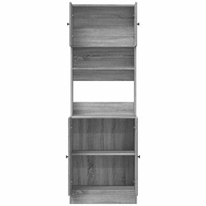 Ντουλάπι Κουζίνας Γκρι sonoma 60x50x180 εκ. Επεξεργ. Ξύλο - Pakobazaar