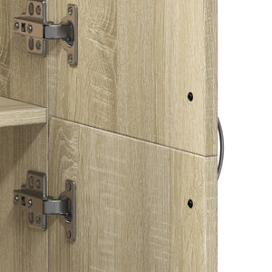 Αρχειοθήκη Sonoma Δρυς 60x32x153 εκ. από Επεξεργασμένο Ξύλο - Pakobazaar