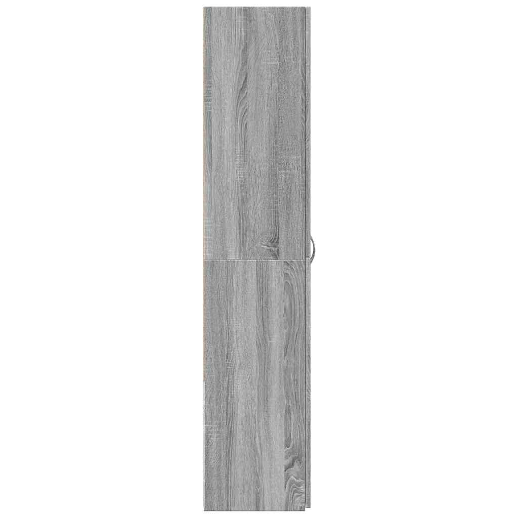 Ντουλάπι Αρχειοθέτησης Γκρι Sonoma 60 x 32 x 153 εκ. από Τεχνητό Ξύλο - Pakobazaar