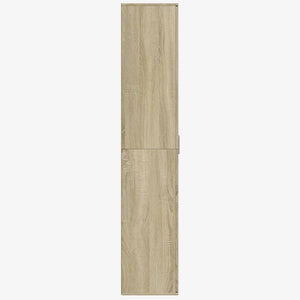 Ντουλάπι Sonoma Δρυς 80x35x180 εκ. από Επεξεργασμένο Ξύλο - Pakobazaar