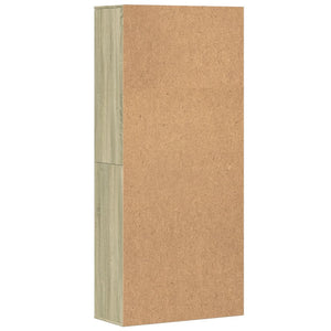Ντουλάπι Sonoma Δρυς 80x35x180 εκ. από Επεξεργασμένο Ξύλο - Pakobazaar