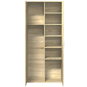 Ντουλάπι Sonoma Δρυς 80x35x180 εκ. από Επεξεργασμένο Ξύλο - Pakobazaar