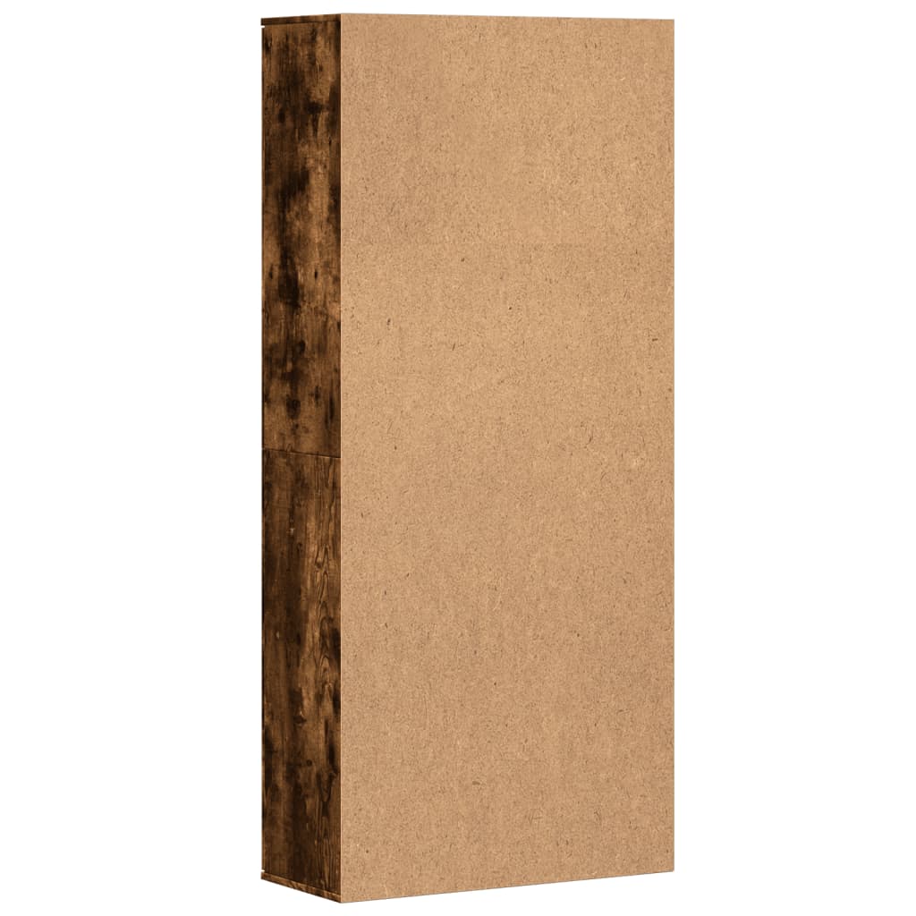 Ντουλάπα Καπνιστή Δρυς 80x35x180 εκ. από Επεξεργασμένο Ξύλο