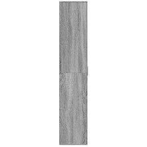 Ντουλάπι Γκρι Sonoma 80x35x180 εκ. από Επεξεργασμένο Ξύλο