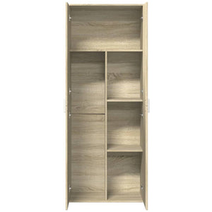 Ντουλάπι Sonoma Δρυς 70x35x180 εκ. από Επεξεργασμένο Ξύλο