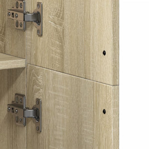 Ντουλάπι Sonoma Δρυς 70x35x180 εκ. από Επεξεργασμένο Ξύλο