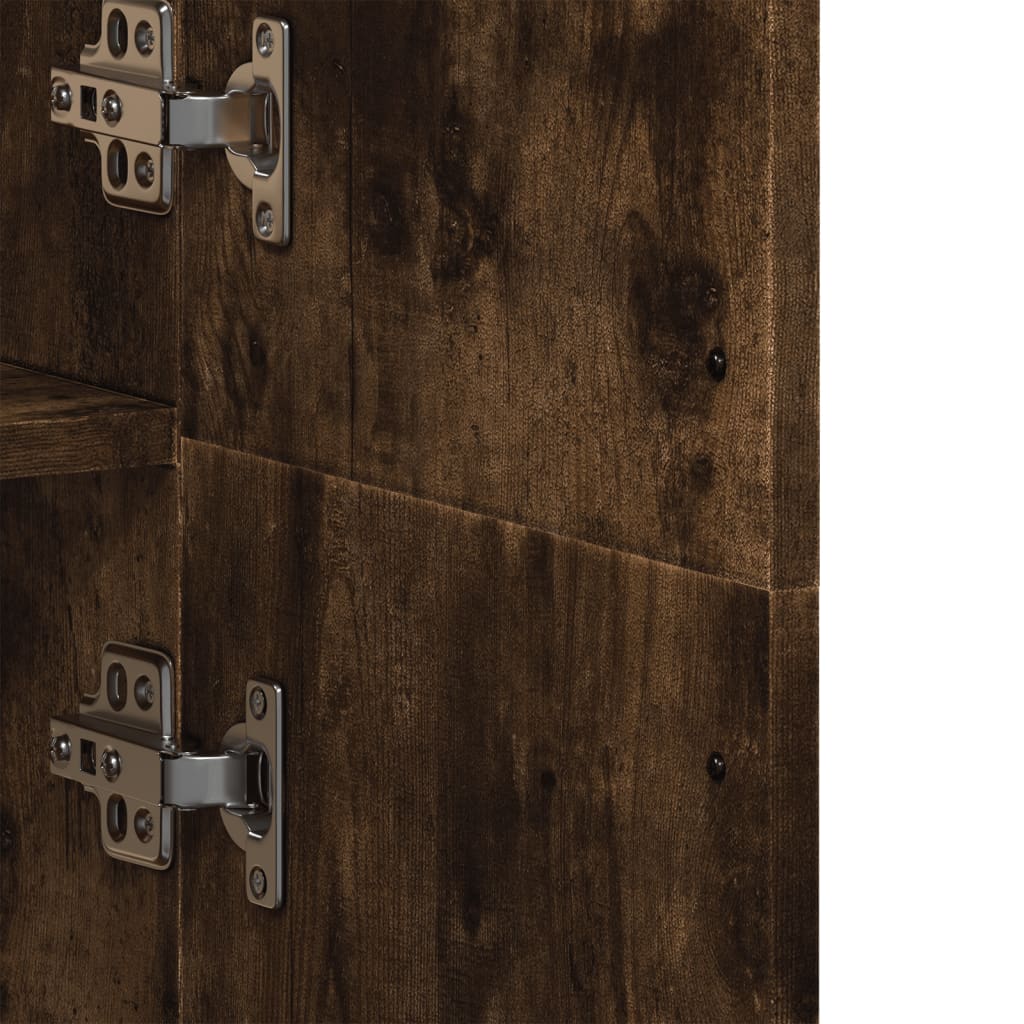 Ντουλάπα Καπνιστή Δρυς 70x35x180 εκ. από Επεξεργασμένο Ξύλο