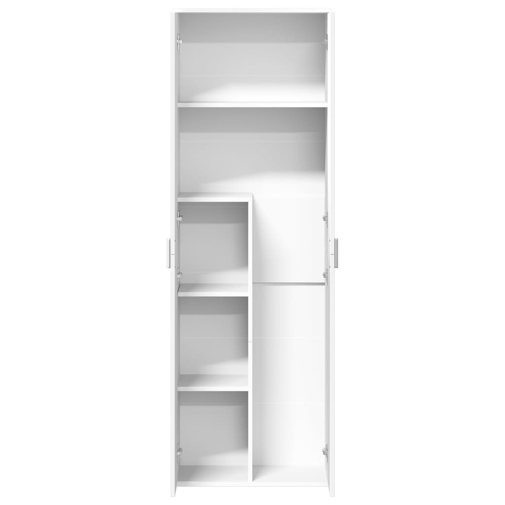 Ντουλάπα Λευκή 60 x 35 x 180 εκ. από Επεξ. Ξύλο - Pakobazaar