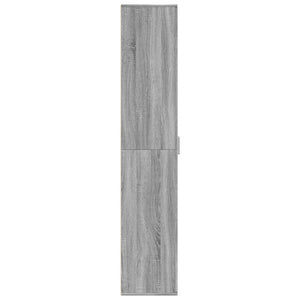 Ντουλάπα Γκρι Sonoma 60 x 35 x 180 εκ. από Επεξ. Ξύλο